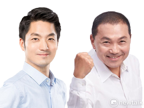 立委蔣萬安（左）與新北市長侯友宜（右）被視為國民黨內重要的政治明星。 圖/取自蔣萬安、侯友宜臉書（新頭殼合成）