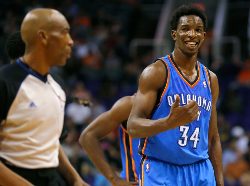 新竹攻城獅簽下前NBA榜眼Hasheem Thabeet。 圖／美聯社／達志影像