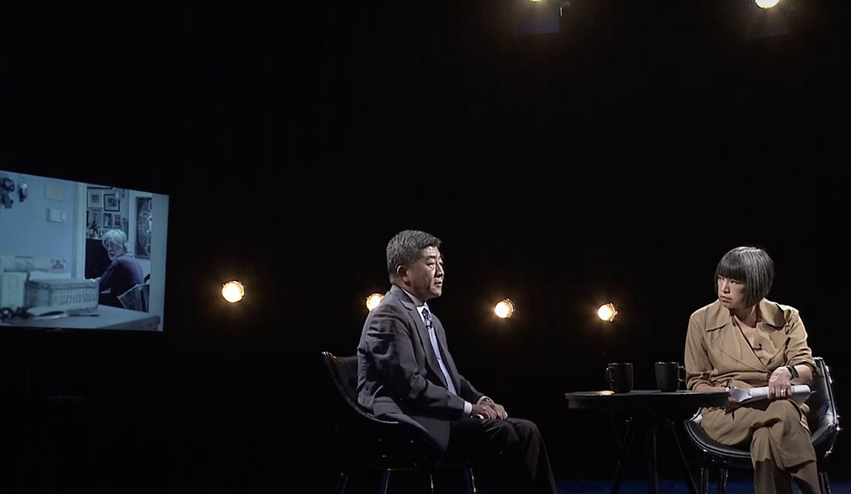 〈公視主題之夜SHOW〉| 藥命俱樂部，陳時中就健保、疫苗等相關醫藥問題，與主持人范琪斐、10多位現場來賓對談 圖：翻攝公視主題之夜SHOW