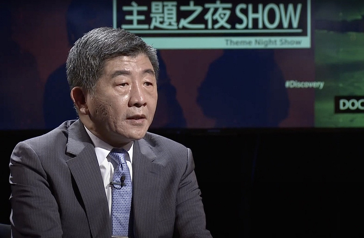 現任衛福部長陳時中在公視節目中談健保費率將漲。 圖：翻攝自〈公視主題之夜SHOW〉