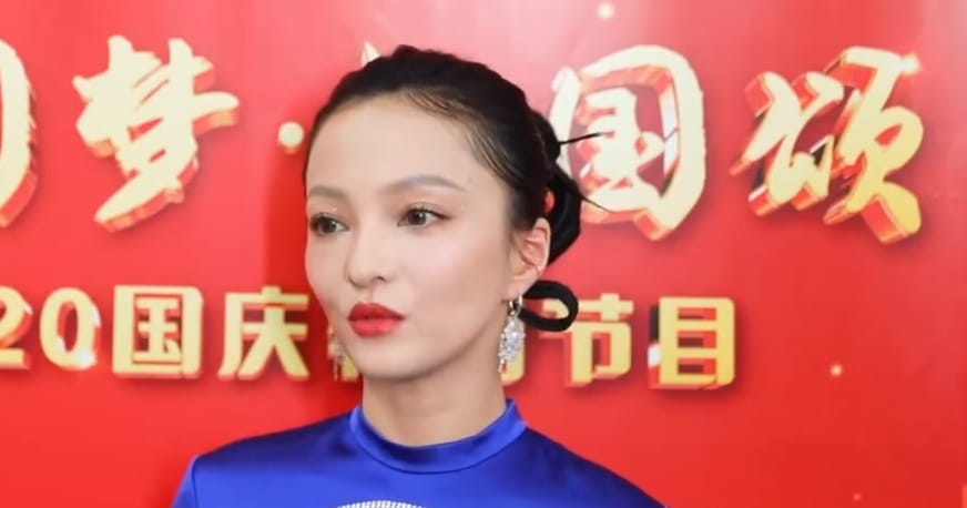 藝人張韶涵。 圖 : 翻攝自 央視綜藝微博