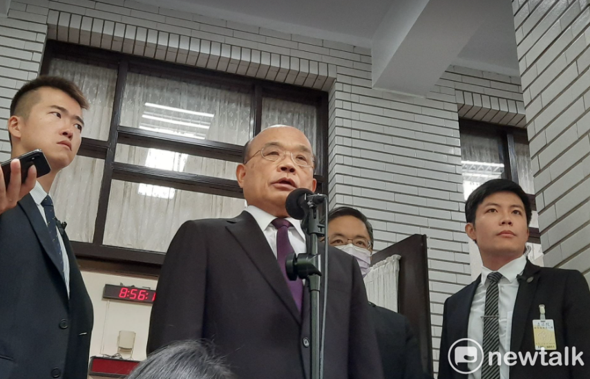 蘇貞昌強調，政府會一步步有效加強與美國關係。 圖：陳佩君／攝