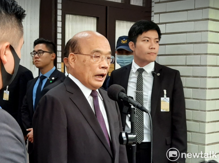 蘇貞昌強調，任何預算都有編列預備金，並非院長私房錢。 圖：陳佩君／攝