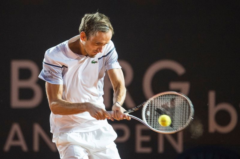俄羅斯好手Daniil Medvedev。 圖／美聯社／達志影像