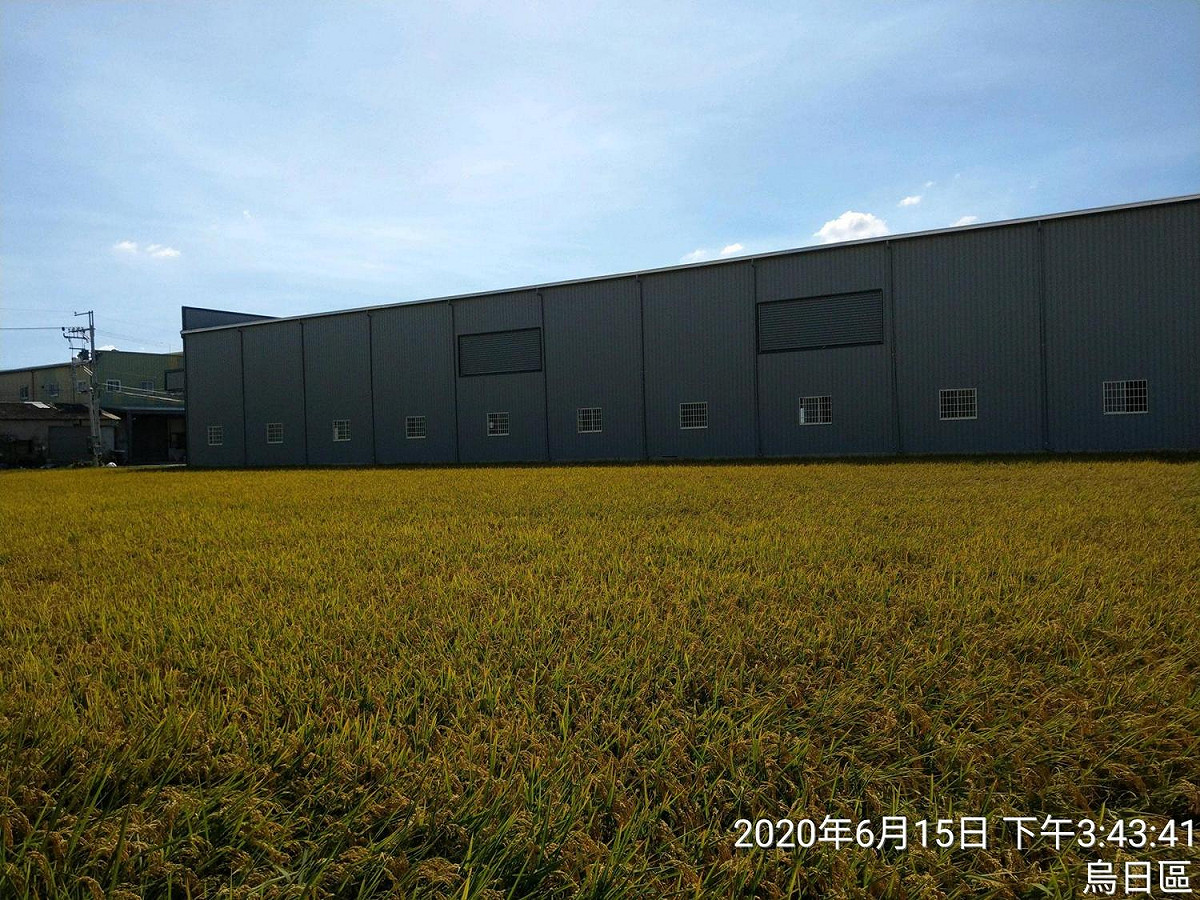 民眾回報台中市烏日區溪南西段新增建農地違章工廠。 圖：地球公民基金會提供
