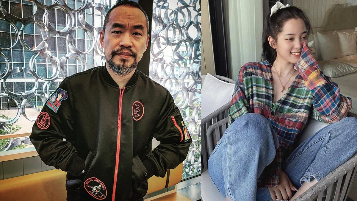 歐陽娜娜(右)登上中國央視國慶晚會唱〈我的祖國〉挨轟，黃立成(左)今天凌晨發文護航，直指台灣是一個民主國家，想唱什麼都可以。 圖：翻攝臉書粉絲專頁