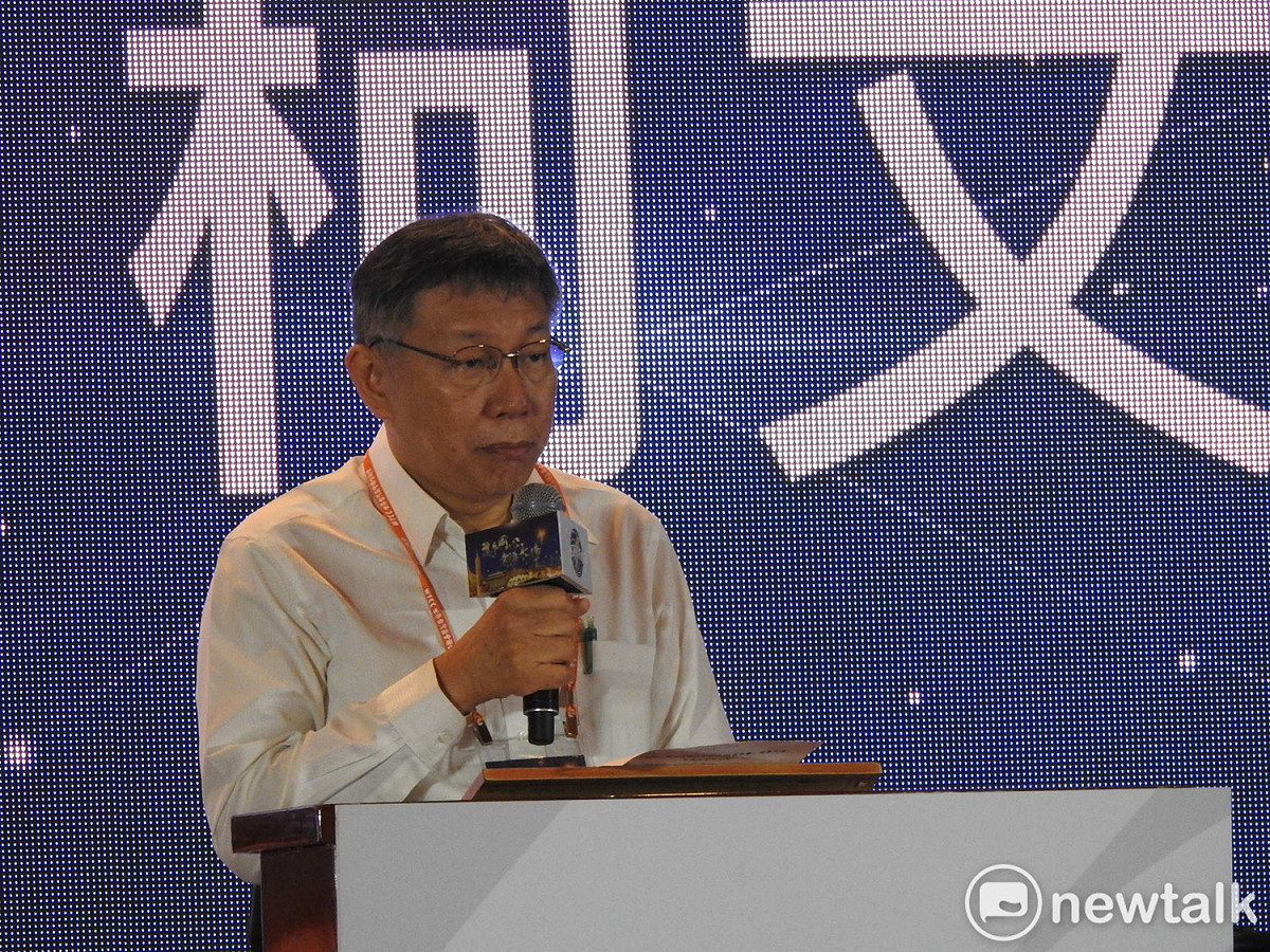 台北市長柯文哲。 圖：周煊惠／攝