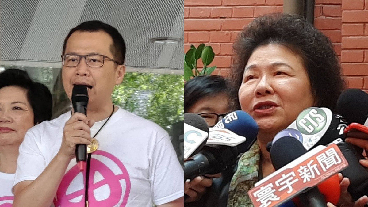 國民黨台北市議員羅智強、監察院長陳菊 圖：新頭殼合成