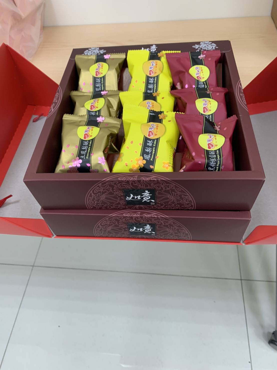 總統府今年中秋節向若竹兒基金會訂購200盒精美禮盒。 圖：若竹兒基金會/提供