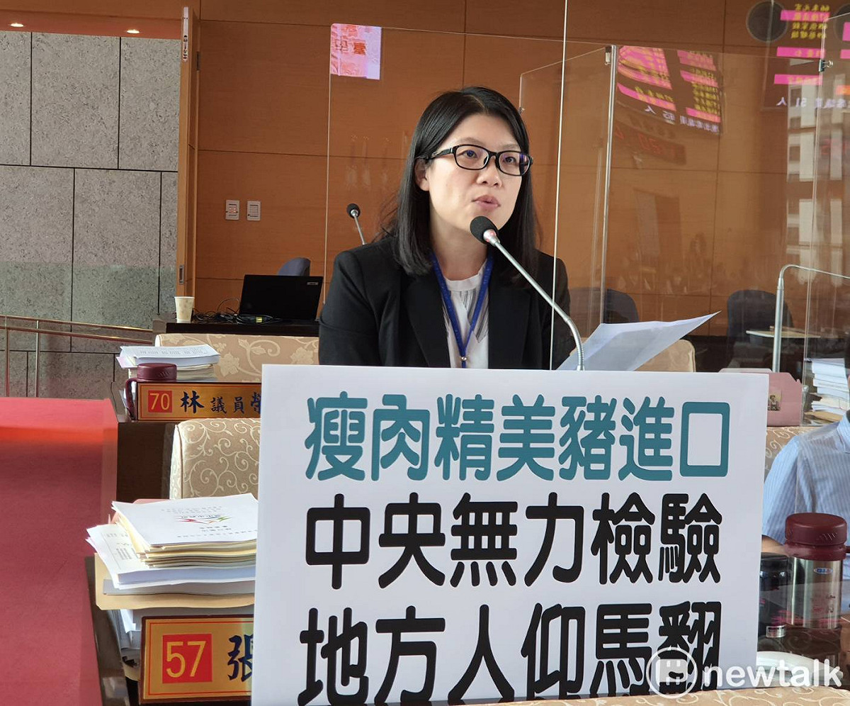 市議員張廖乃綸表示，中央的食安會報荒廢一年多不開，國家最高的食安管理機關不只對食安管理擺爛，還要地方自己去檢驗把關。 唐復年/攝