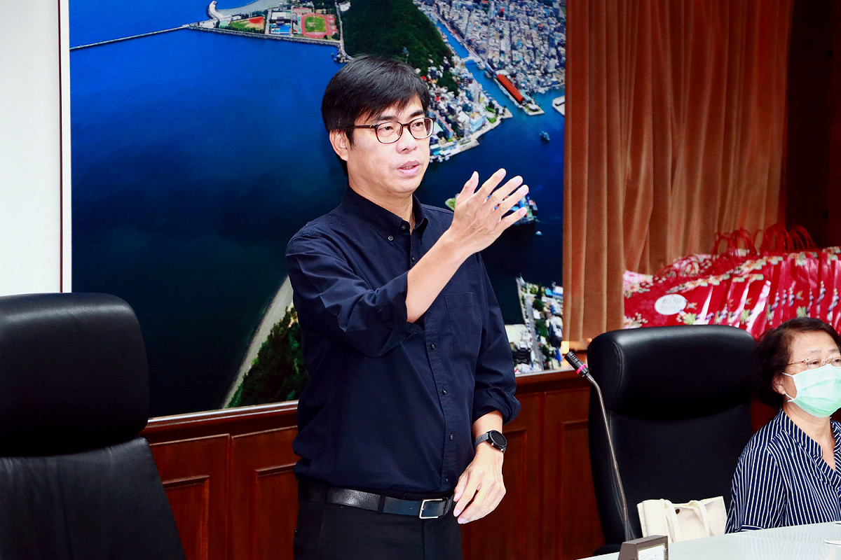 陳其邁希望小朋友從小對性別平等意識就有正確認識。 圖：高雄市政府/提供
