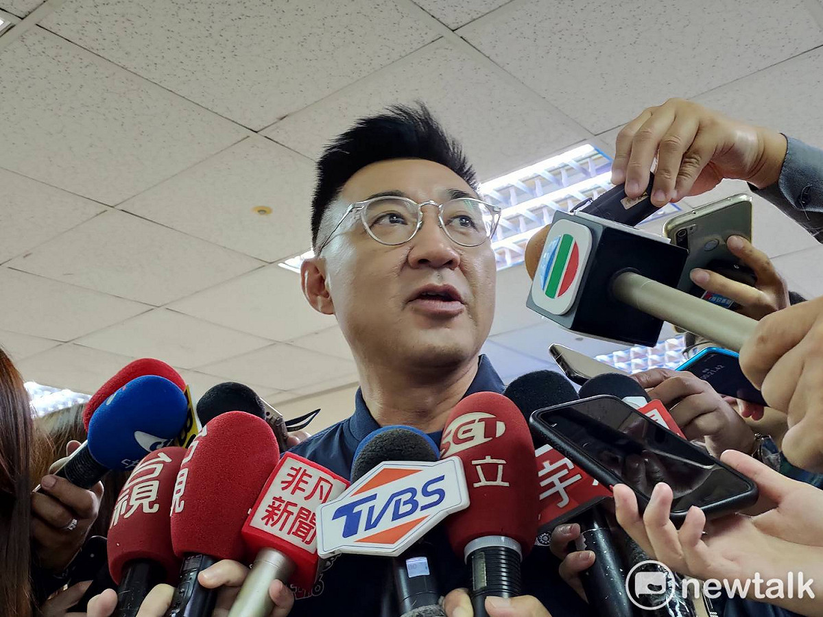 國民黨主席江啟臣。 圖：黃建豪／攝