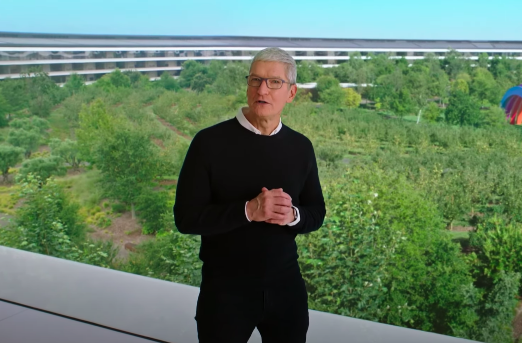 蘋果執行長庫克。 圖：擷取自Apple YouTube