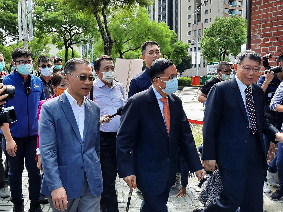 陳水扁參與設市百年活動。 圖：陳佩君／攝
