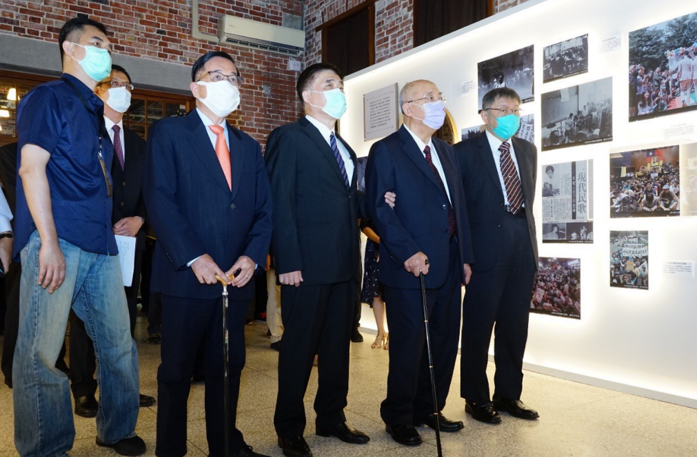 前後任市長齊聚。 圖：北市府提供