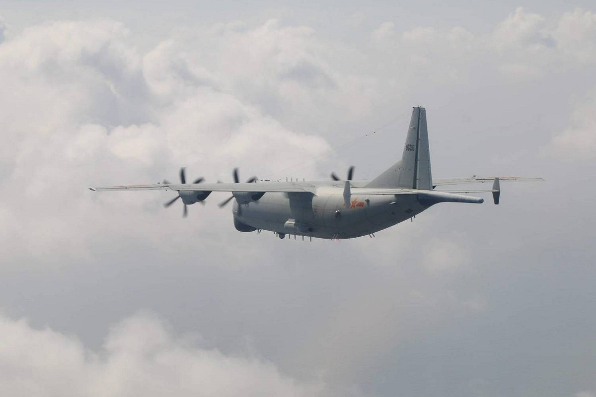 進入我西南空域的中共軍機為運8反潛機。 圖：國防部 / 提供