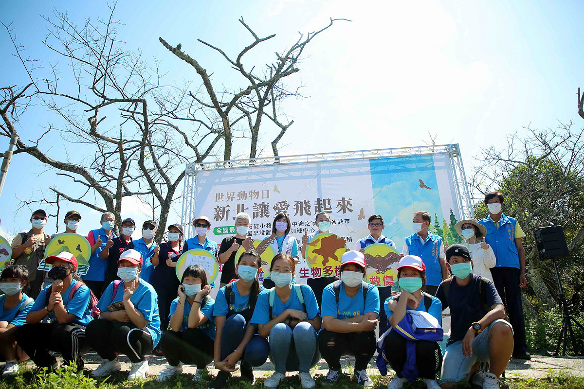 新北市石碇區小格頭野鳥中途之家，救援許多野鳥。  圖：新北市新聞局提供