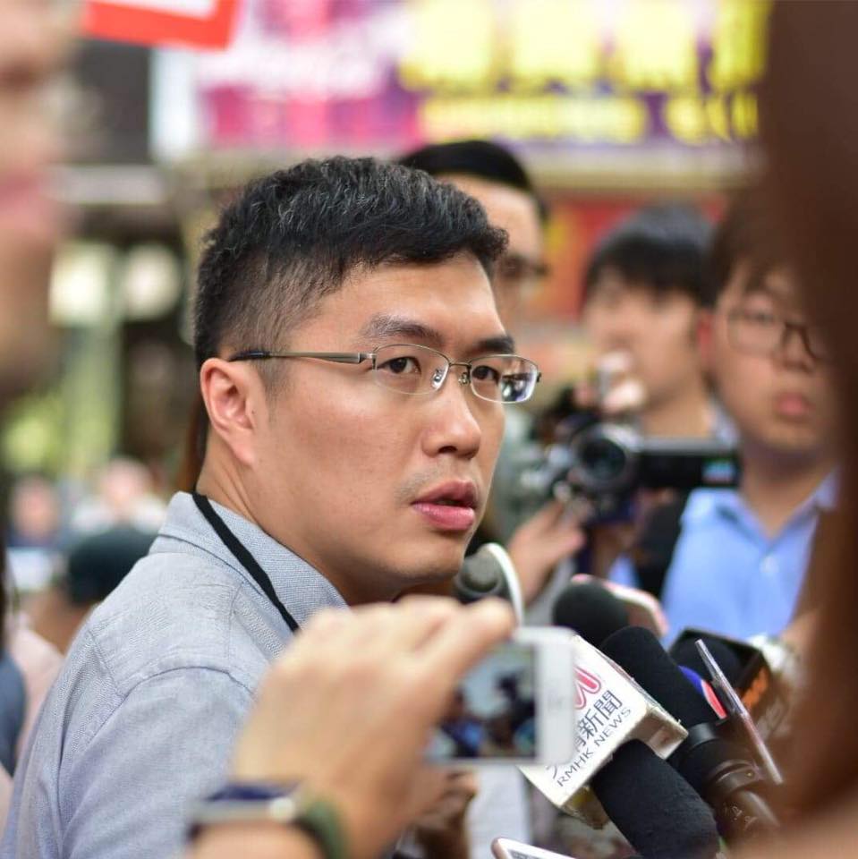 一起推動民主派初選的還有前立法委員區諾軒，也被認為是港警的目標。 圖：翻攝自區諾軒臉書