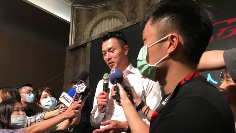 璞園球團代表陳信安。 圖／鍾東穎攝 ,2020.07.15