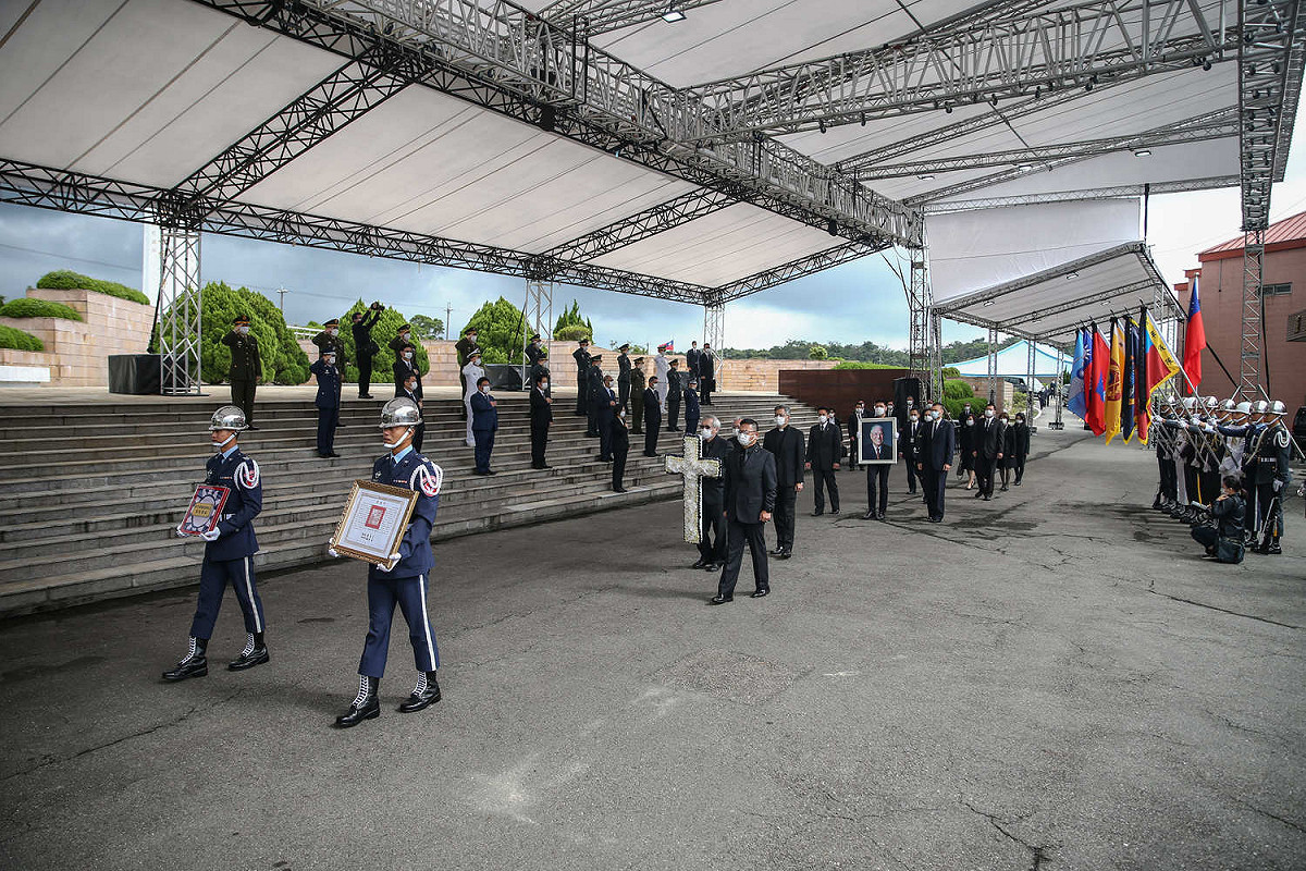 前總統李登輝李登輝長眠五指山國軍示範公墓。 圖/軍聞社提供