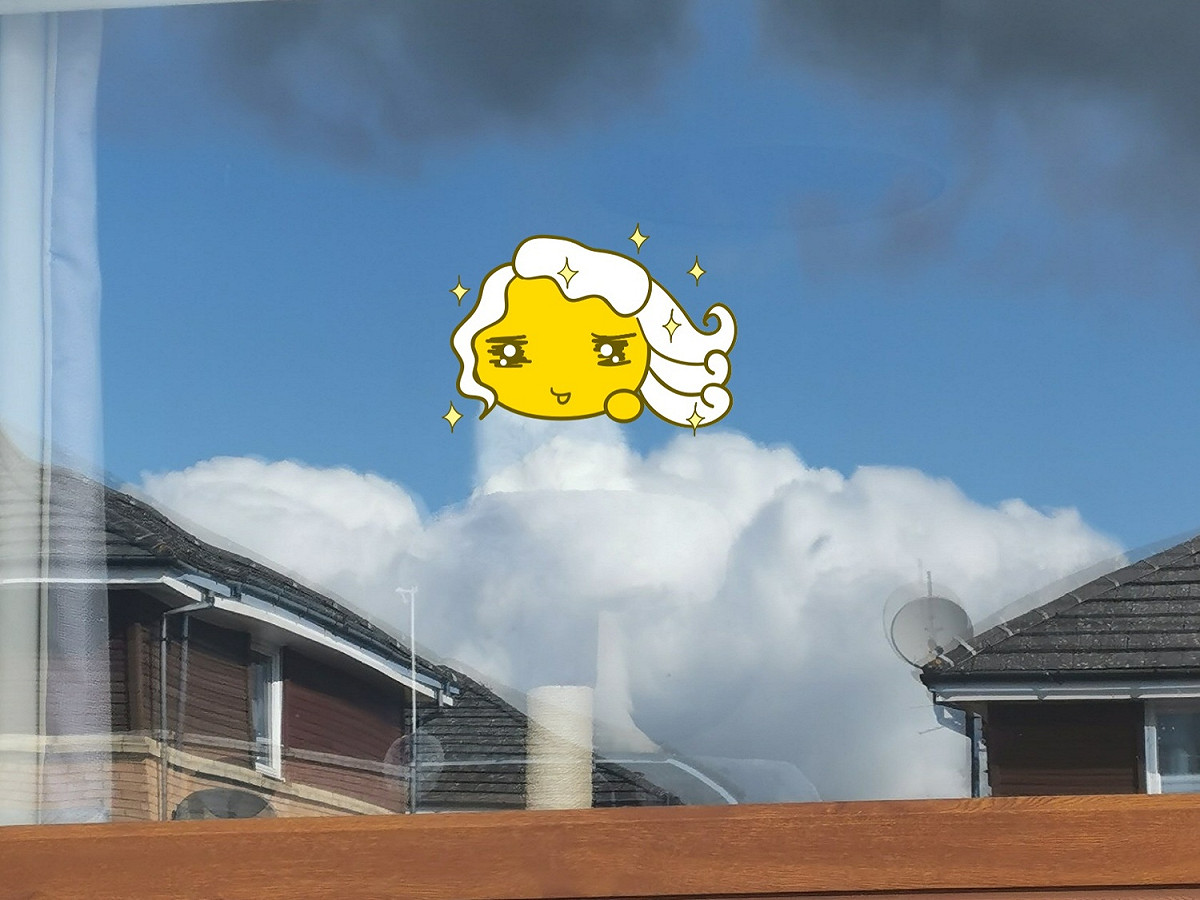 克萊德貓神現身！ 圖：取自Twitter@cloudcat28