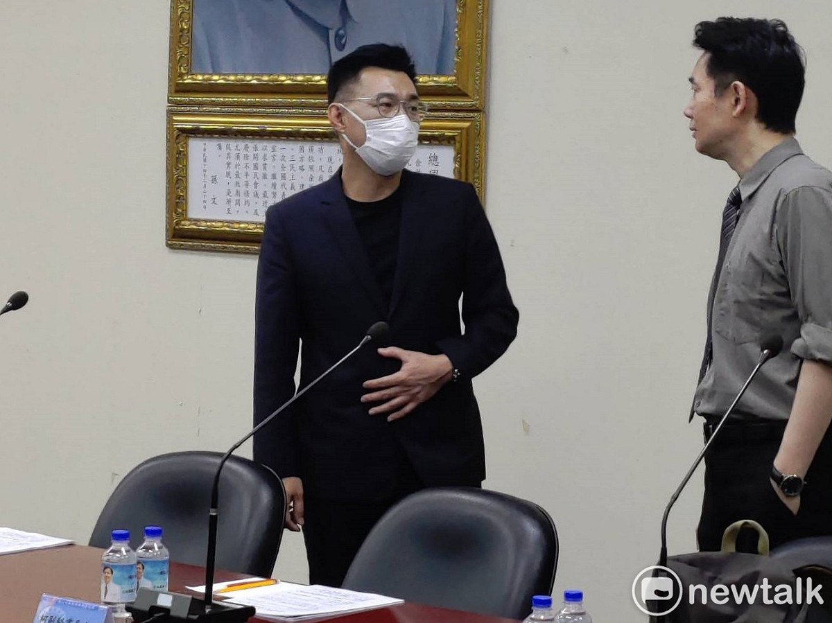 國民黨主席江啟臣。 圖：黃建豪/攝