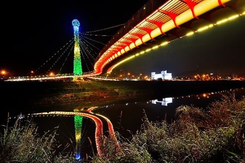 汐止星光橋。  圖：新北市觀光旅遊局提供