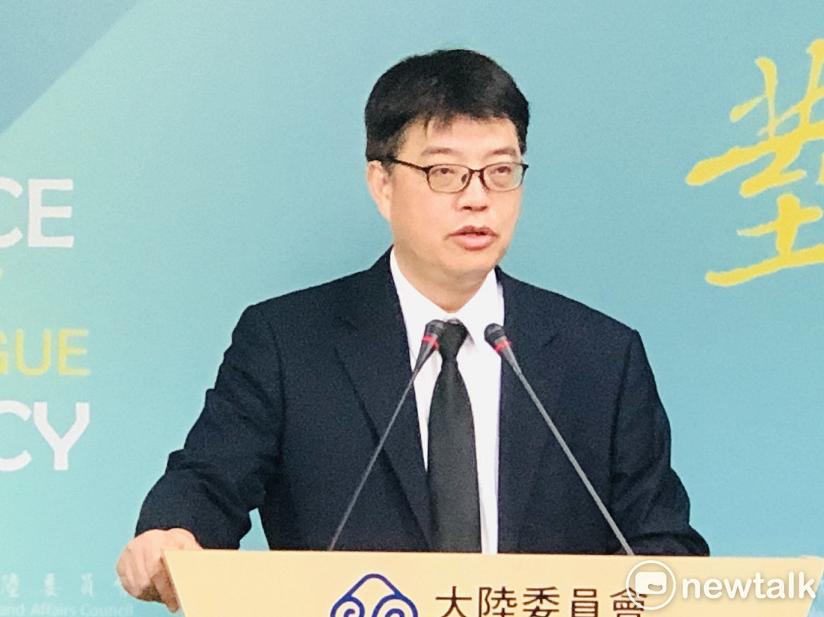 大陸委員會副主委兼發言人邱垂正。 圖：謝莉慧/攝