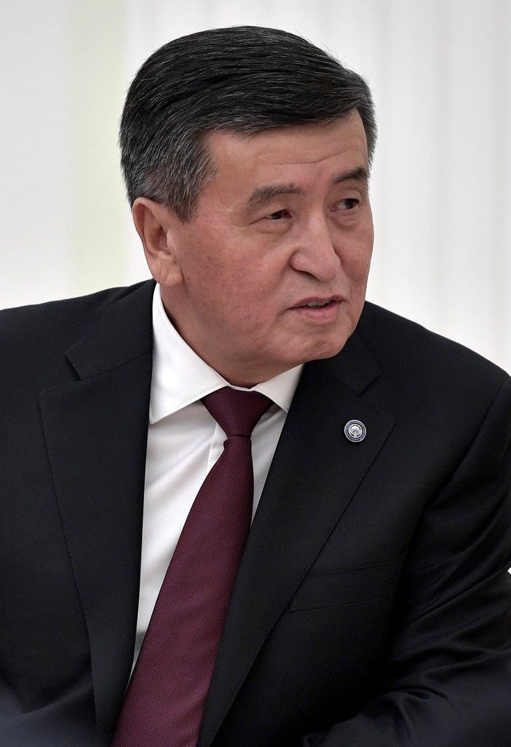 中亞國家吉爾吉斯總統秦貝科夫9日在個人官網刊出的講稿中說，他「準備辭職」，以終結吉爾吉斯陷入的選後混亂。（圖取自維基共享資源網頁；作者Kremlin.ru，CC BY 4.0）