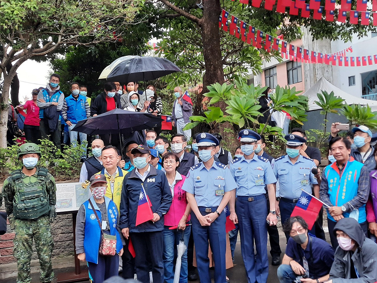侯友宜今出席新北市眷村文化節活動。 圖:陳佩君/攝