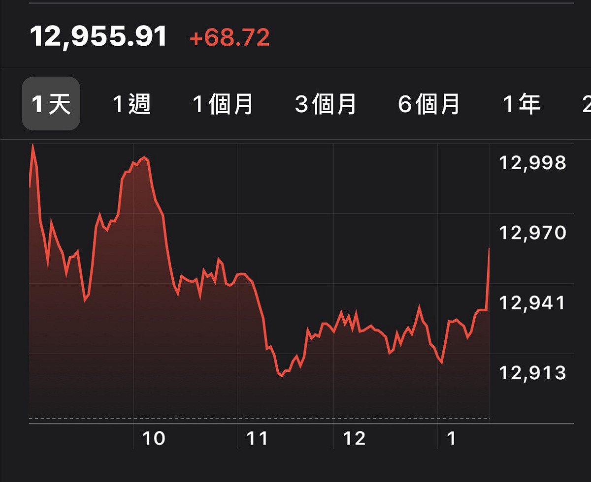 授權國安基金今年3月20日可進場護盤，當日台股收盤指數為8681.34點，至今天收盤已回升走揚至12955.91點。 圖：翻攝網路