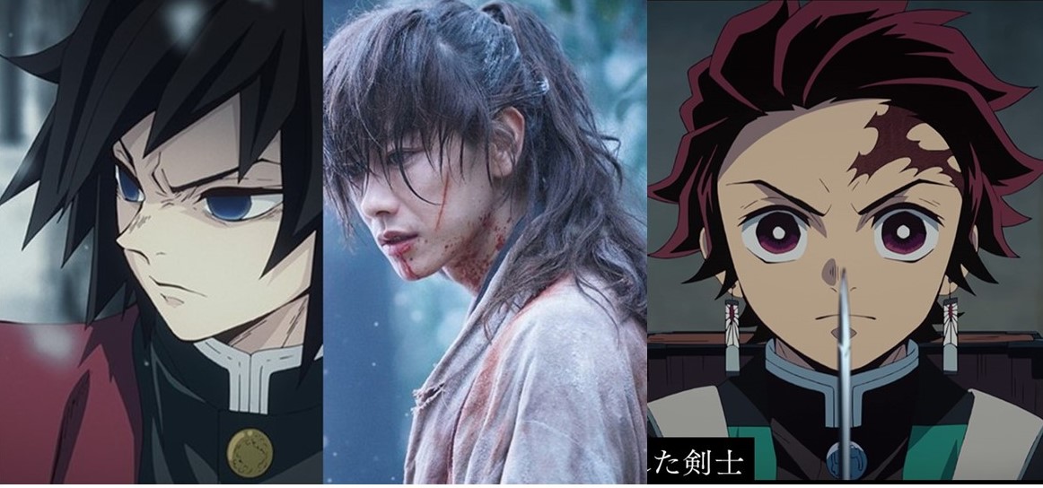 男主角「竈門炭治郎」和水柱「富岡義勇」都由佐藤健獲得第一名。 圖：翻攝自鬼滅之刃推特、日網