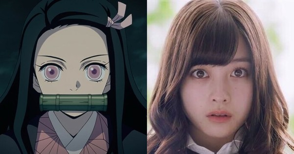 網友認為，妹妹「禰豆子」由橋本環奈飾演會很適合。 圖：翻攝自推特