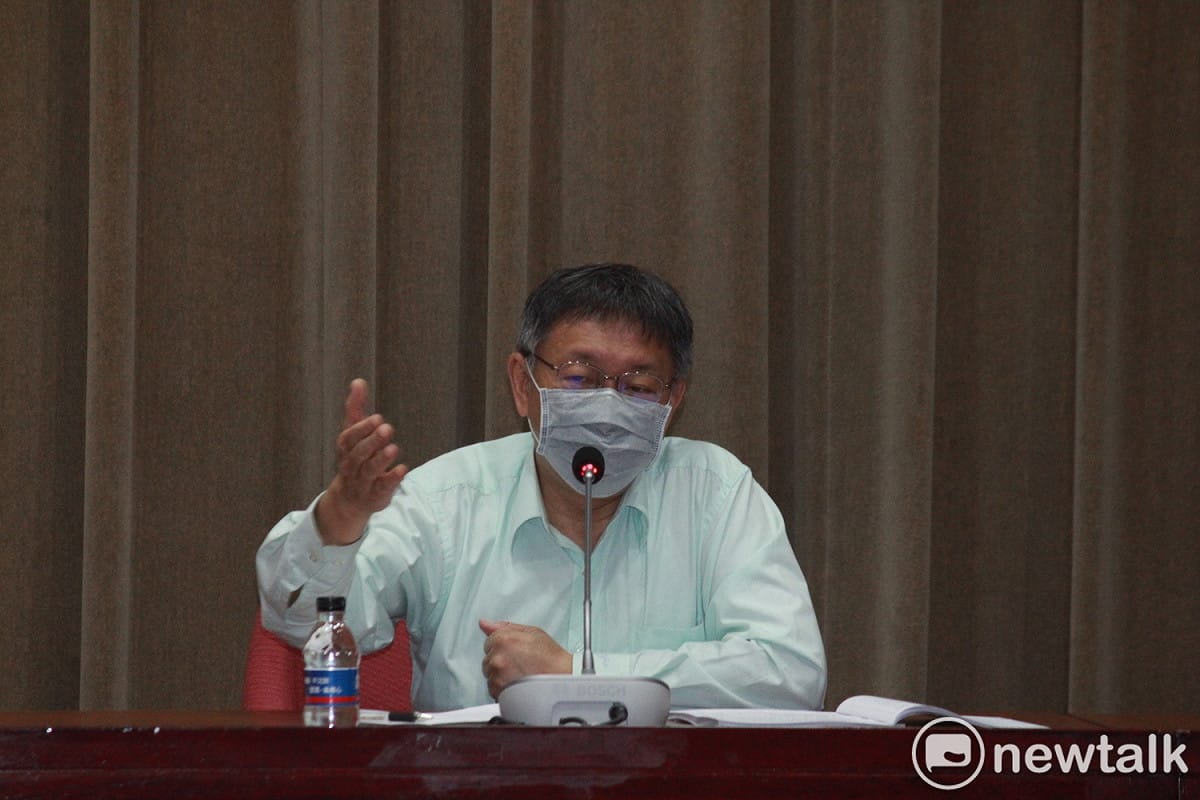 台北市長柯文哲。 圖：周煊惠／攝