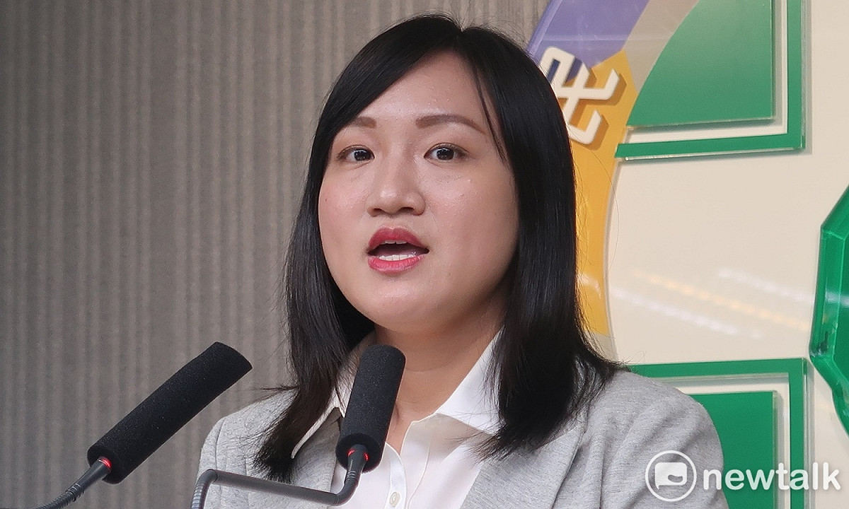 民進黨發言人謝佩芬 圖：林朝億/攝