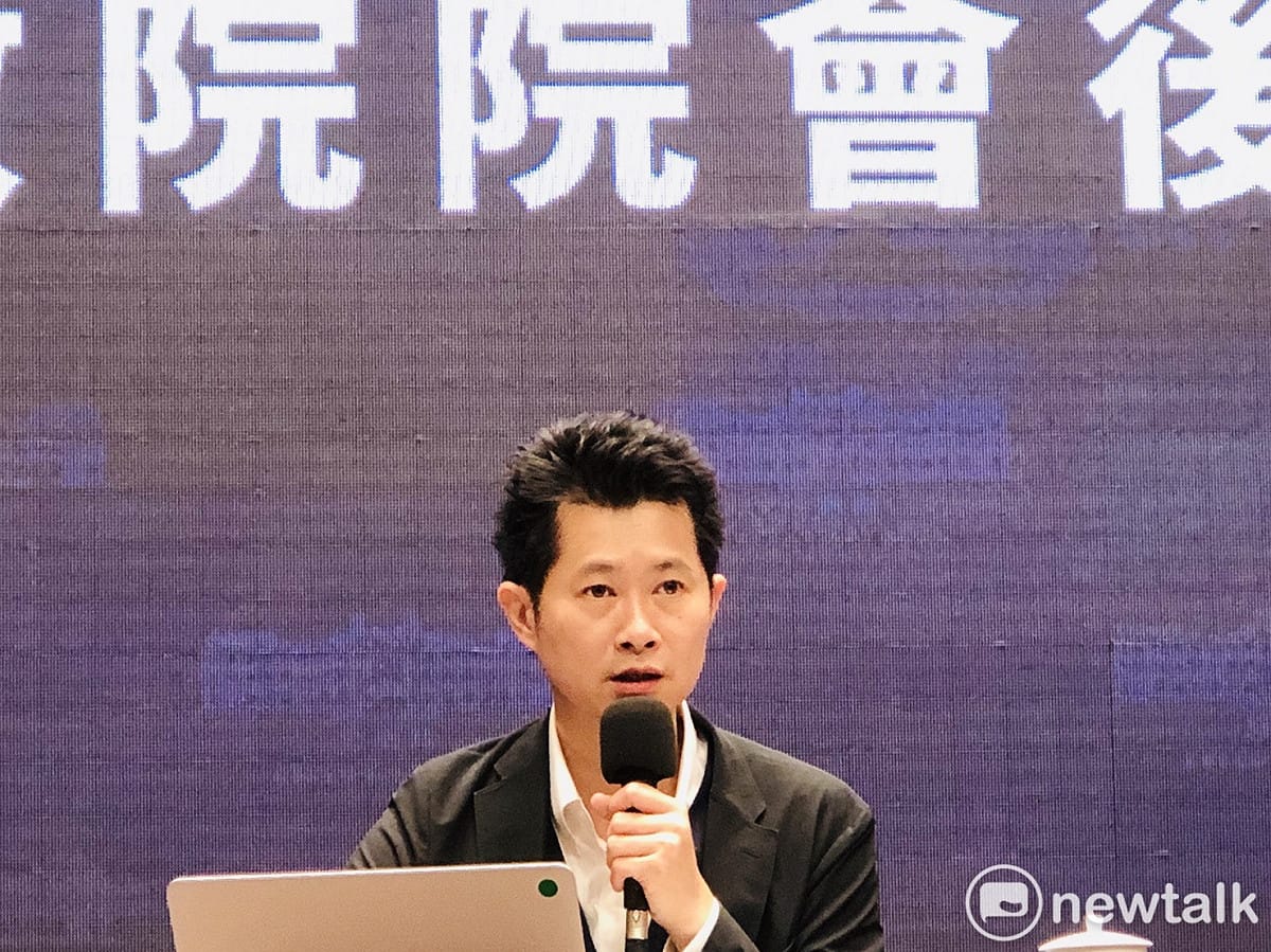 行政院發言人丁怡銘。 圖：謝莉慧/攝
