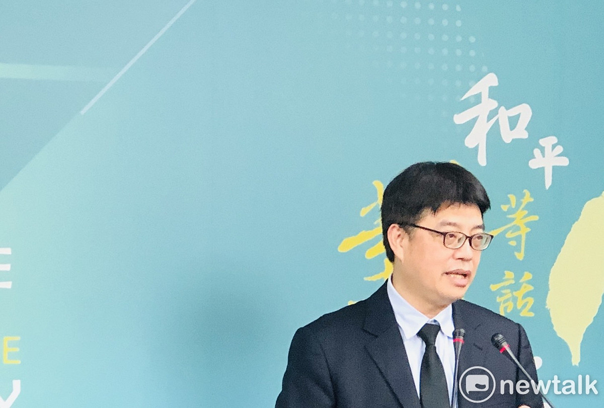 大陸委員會副主委兼發言人邱垂正。 圖：謝莉慧/攝