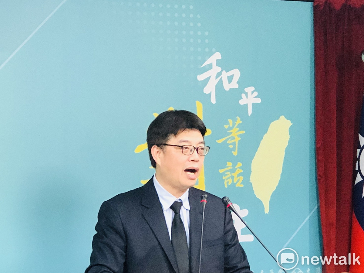 大陸委員會副主委兼發言人邱垂正。 圖：謝莉慧/攝