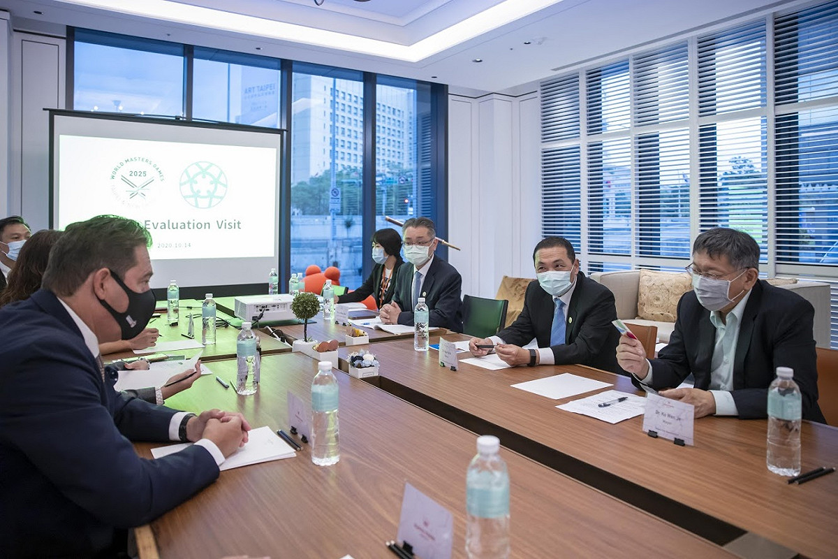 台灣為此次全球3個申辦城市中，唯一安排實地參訪的國家。 圖：新北市政府體育處/提供