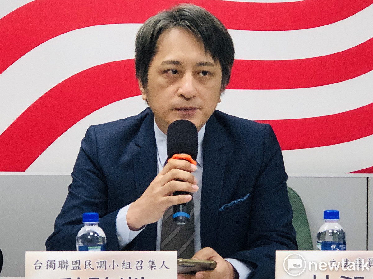 台獨聯盟民調小組召集人魏聰洲。 圖：謝莉慧/攝