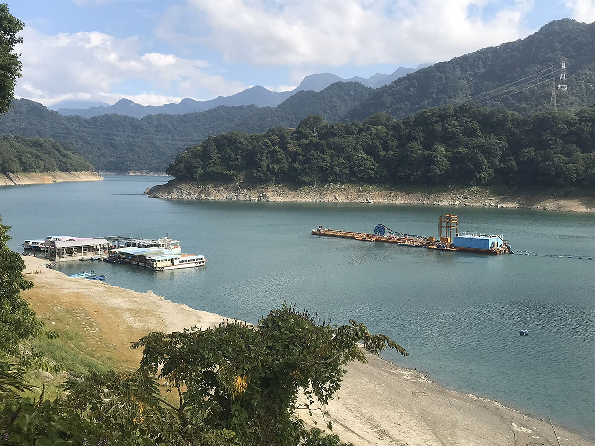 北水局利用水庫低水位加強清淤，至今已清除262萬立方公尺水庫土砂，清淤量為史上最高。 圖：北區水資源局/提供