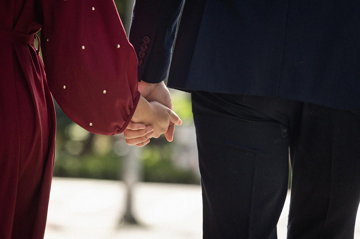 吳定謙在臉書公開的向新婚老婆甜蜜告白，遇到妻子是他人生最大的幸運。 圖：翻攝臉書粉絲專頁
