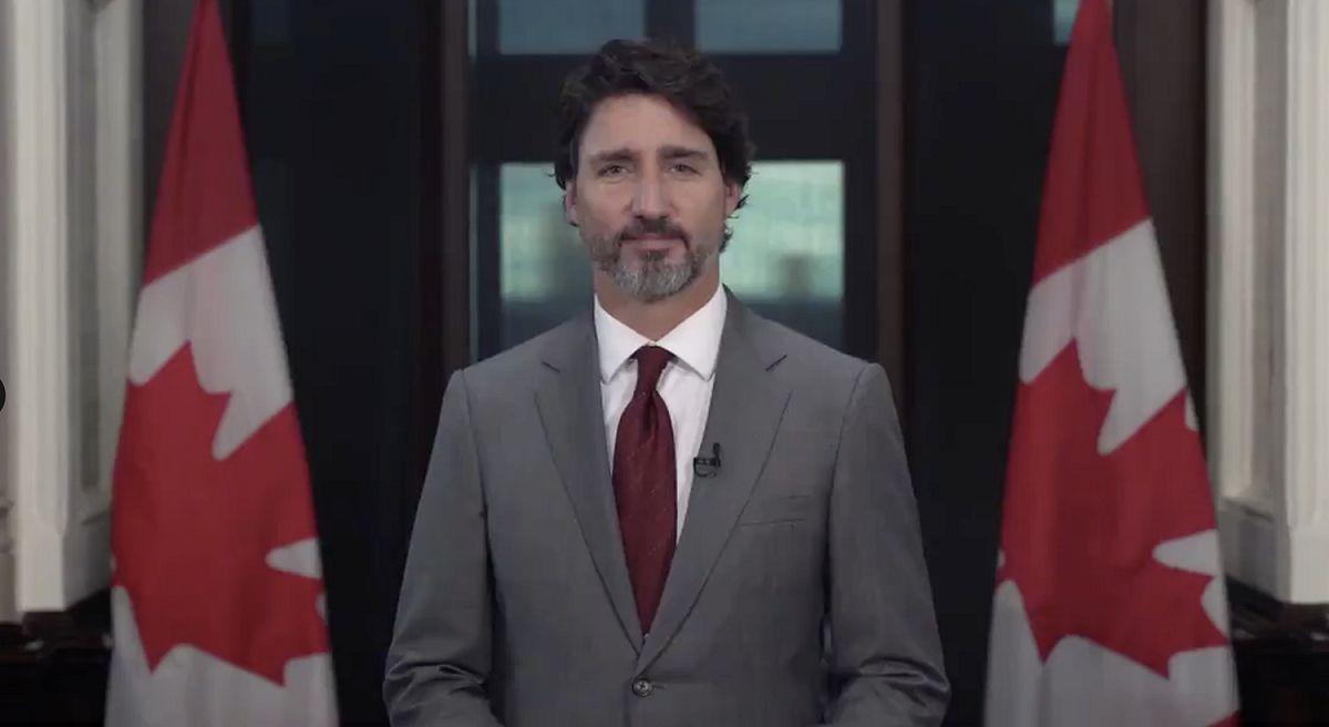 加拿大總理Justin Trudeau指出，自己不會因中共的脅迫而退縮。  圖：翻攝自Justin Trudeau Twitter