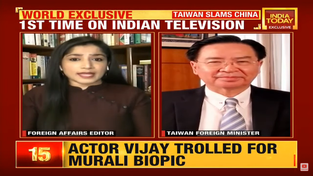吳釗燮登印媒20分鐘！中國又跳針喊：「台獨」