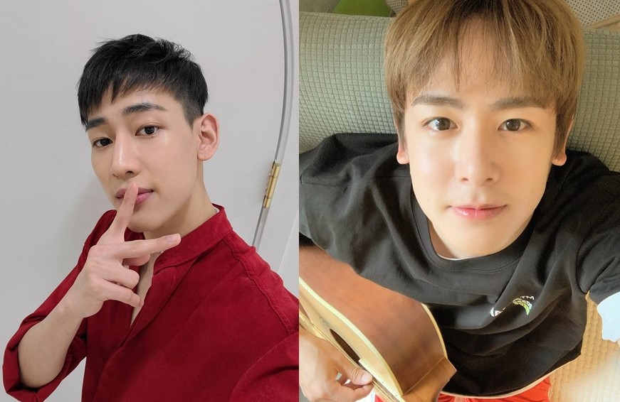 韓國男團2PM成員Nichkhun和GOT7成員BamBam，都分別在推特上聲援泰國學運。 圖：翻攝自Nichkhun、BamBam推特