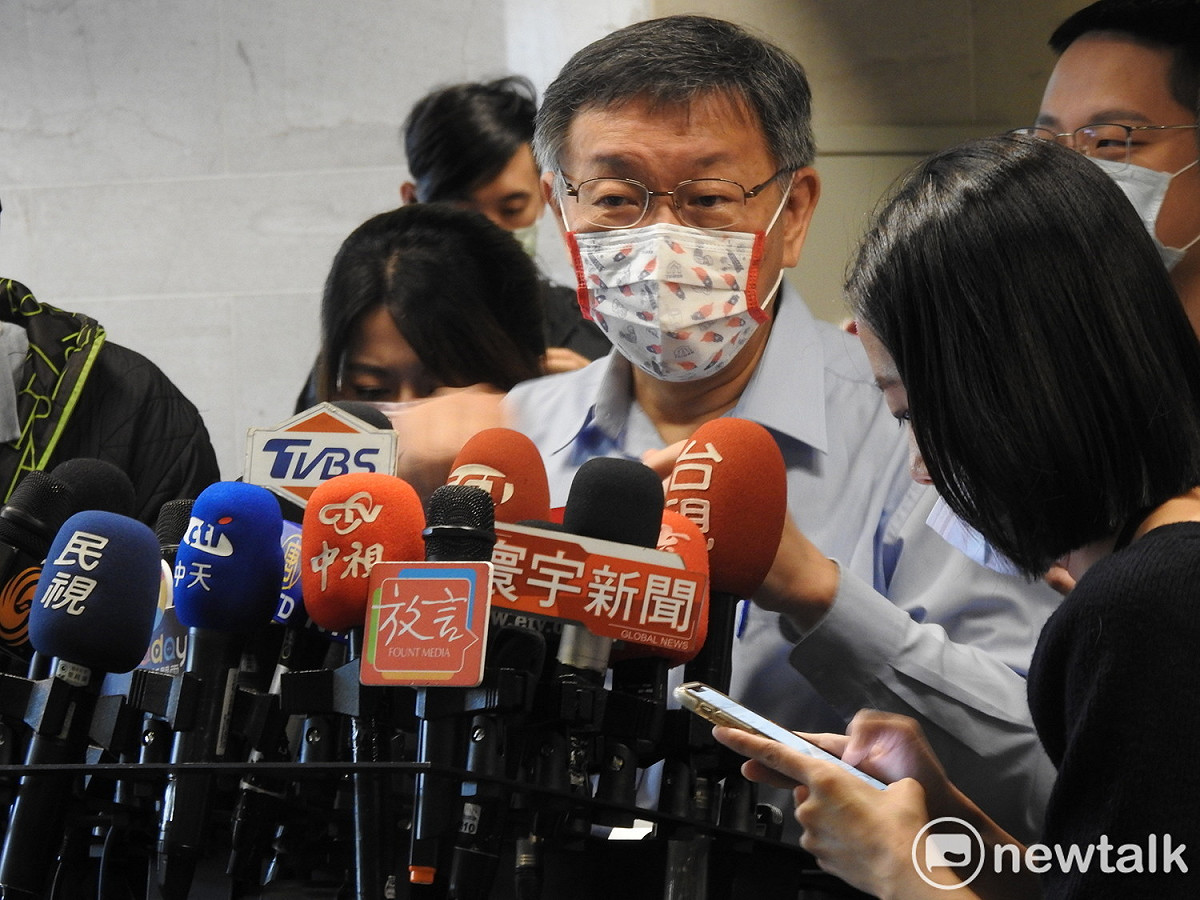 台北市長柯文哲。 圖：周煊惠／攝