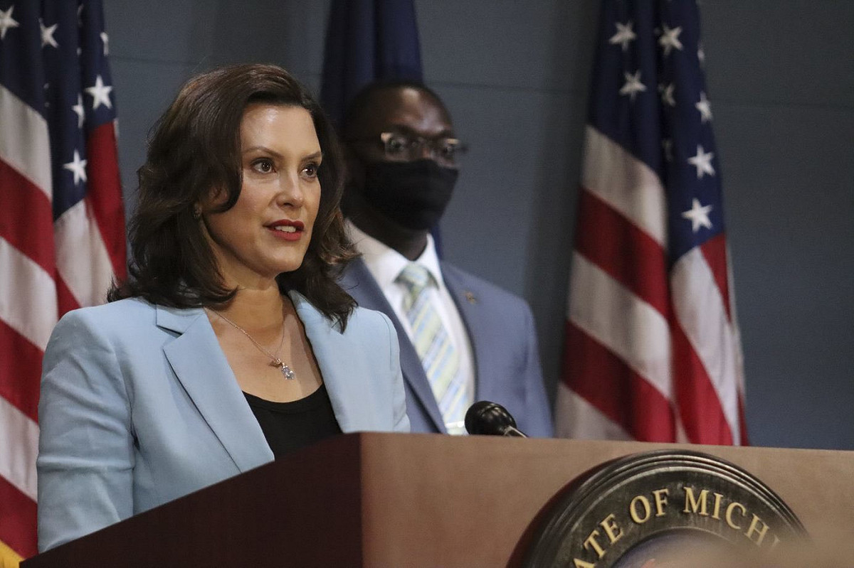 民主黨密西根州長惠特默痛批川普煽動恐怖主義（Gretchen Whitmer）。 圖：翻攝自惠特默推特
