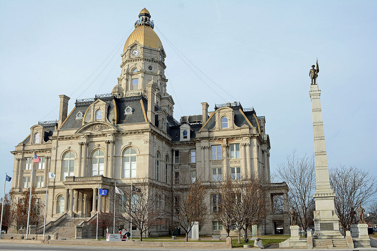美國印第安納州維哥郡（Vigo County）為大選結果的關鍵指標。 圖：翻攝自維基百科