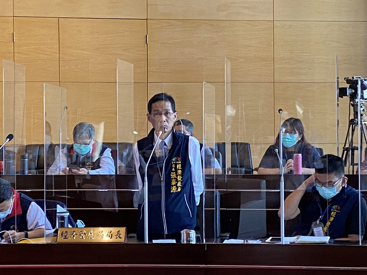 台中市議員施志昌擔心經發局長張峯源很快就被換掉。 施志昌/提供