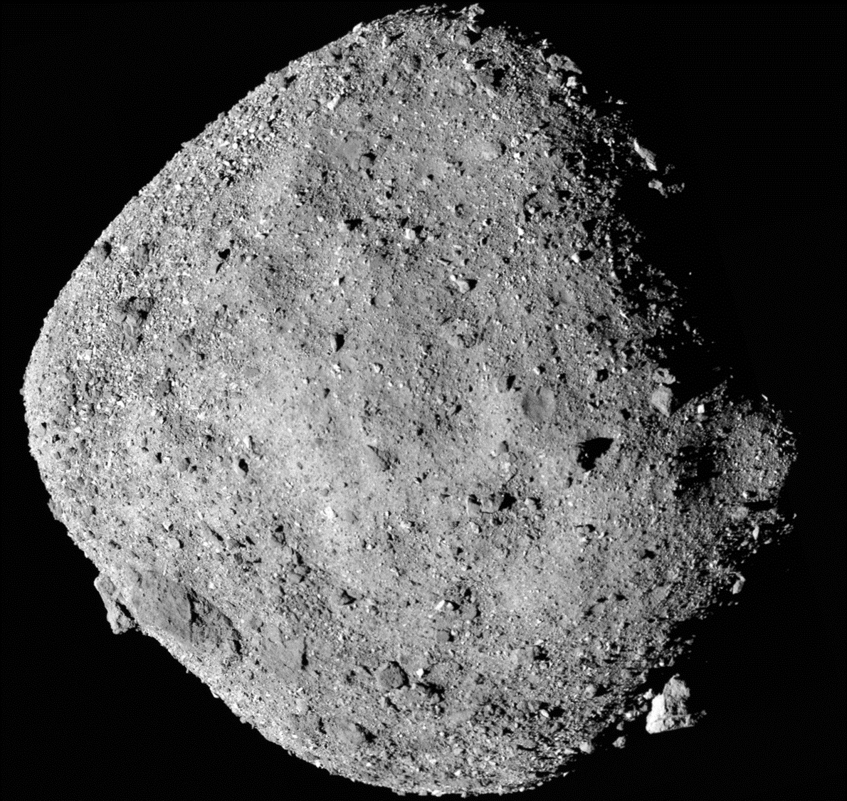NASA的探測器將在美國時間20日抵達小行星貝努，採集星球上的樣本帶回地球。 圖：取自NASA官網
